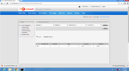 Employee Login Creation